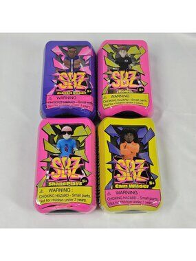 SBZ Screen Breakz Figures Lot of 4 Classic Khaby, Poke, Shane Plays, Cam Wilder